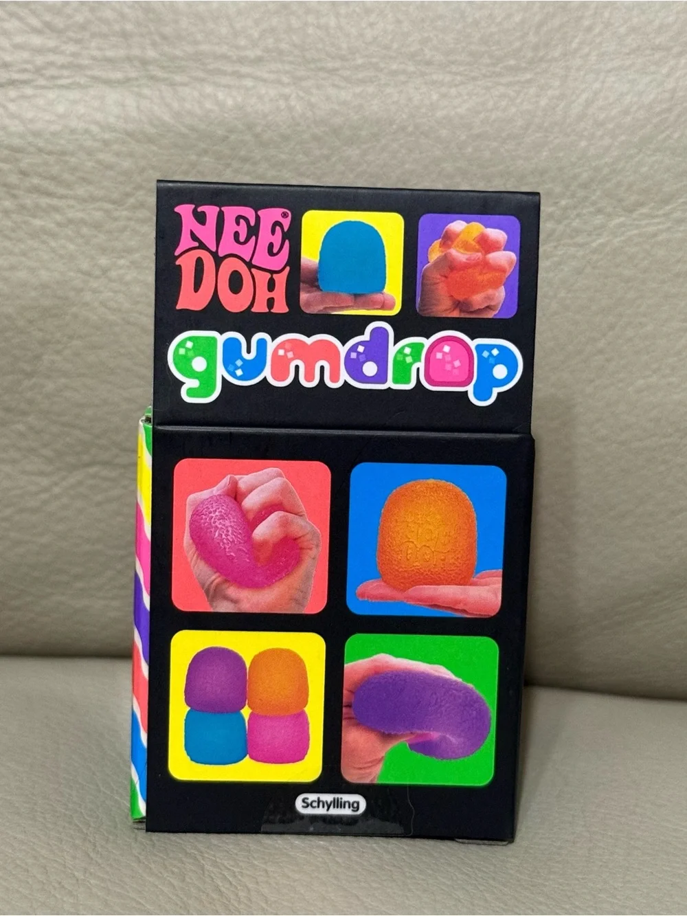 NEW Needoh Gumdrop PURPLE Viral Schylling Squishy Super Solid Squish Authentic!